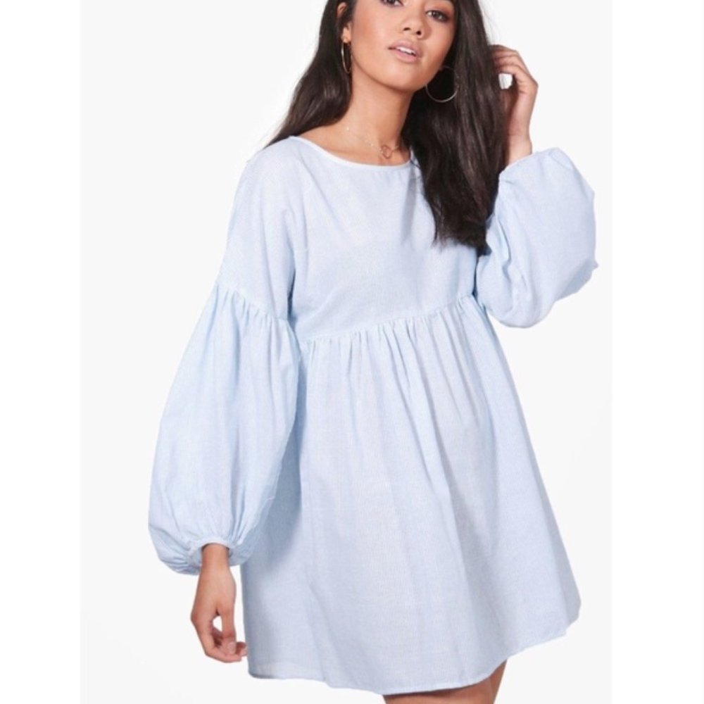 Boohoo smock dress